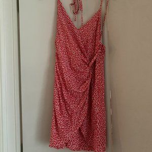 Orange Mini Tie Dress